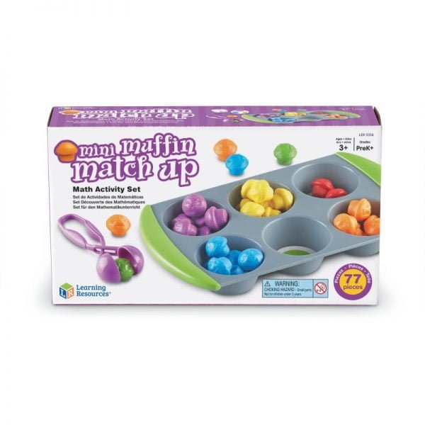 Mini Muffin Match Up Math Activity Set - Image 2